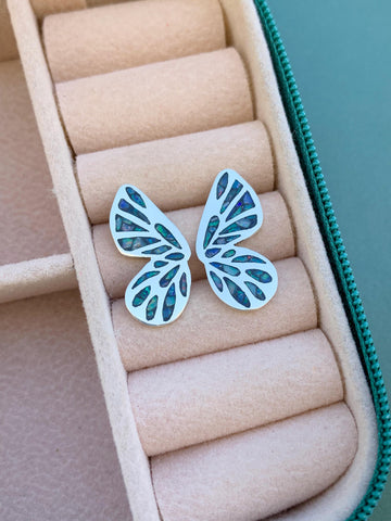 Brinco Asa de Borboleta Opala