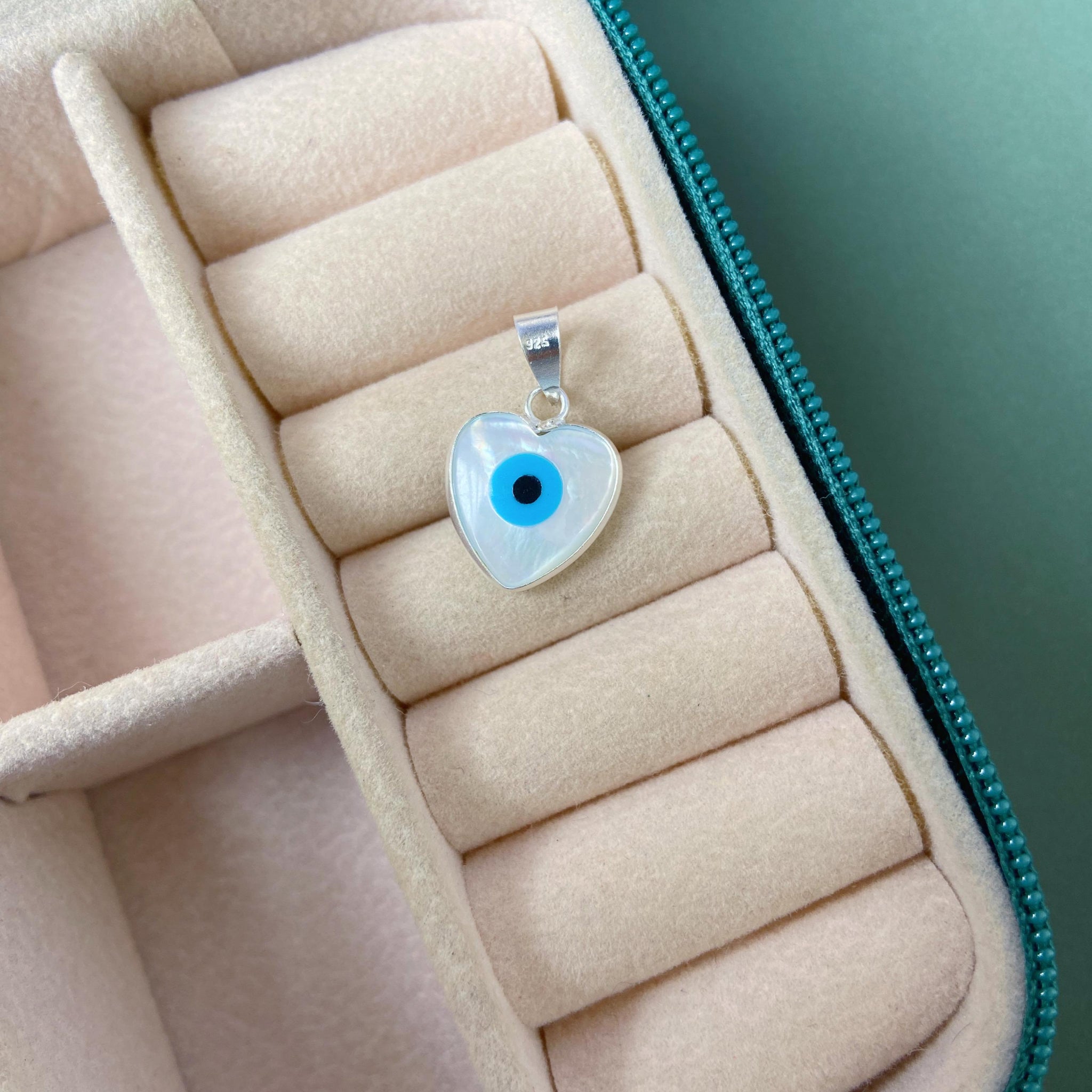 Pingente Olho Grego Coração