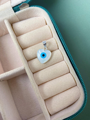 Pingente Olho Grego Coração