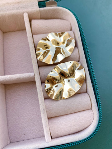 Brinco Oval Martelado