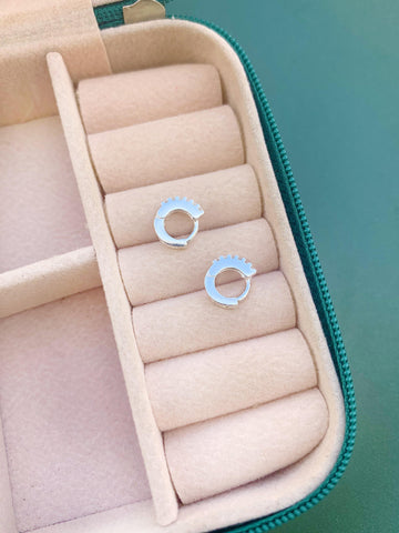 Mini Argola Cravejada