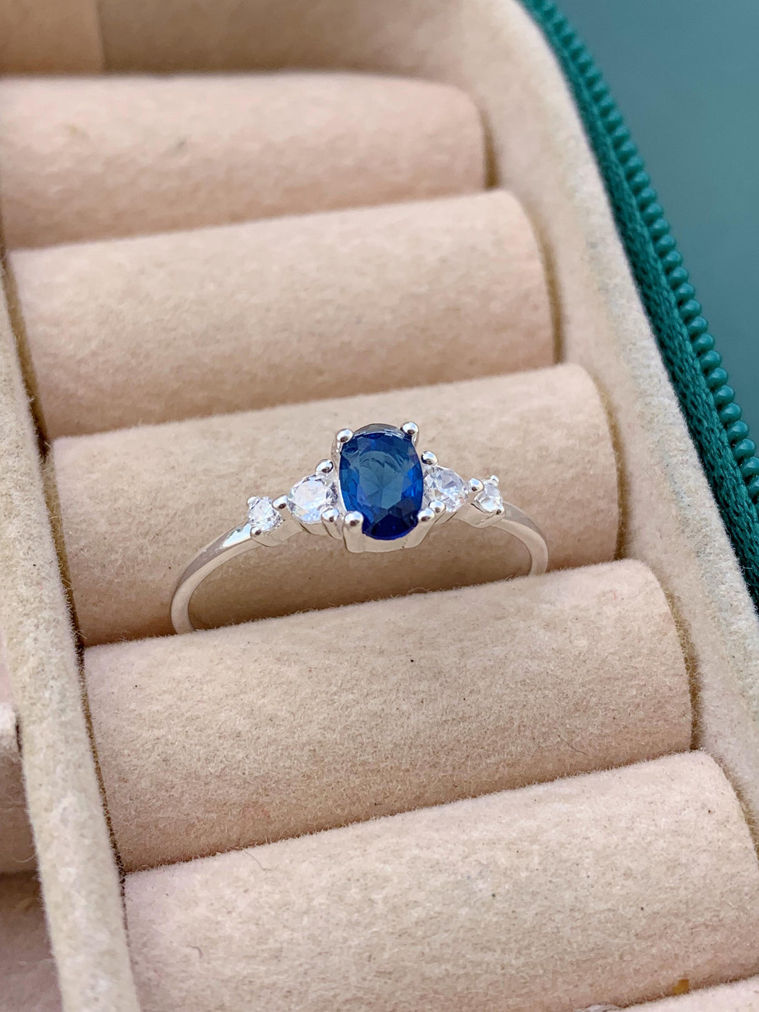 Anel de Formatura Azul