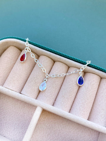 Chocker Gota Colorida  40cm