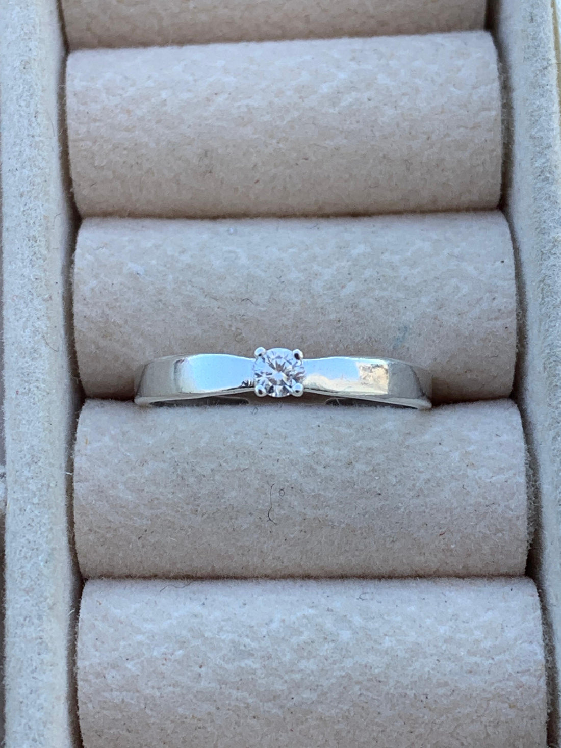 Anel Solitário Zircônia 3mm