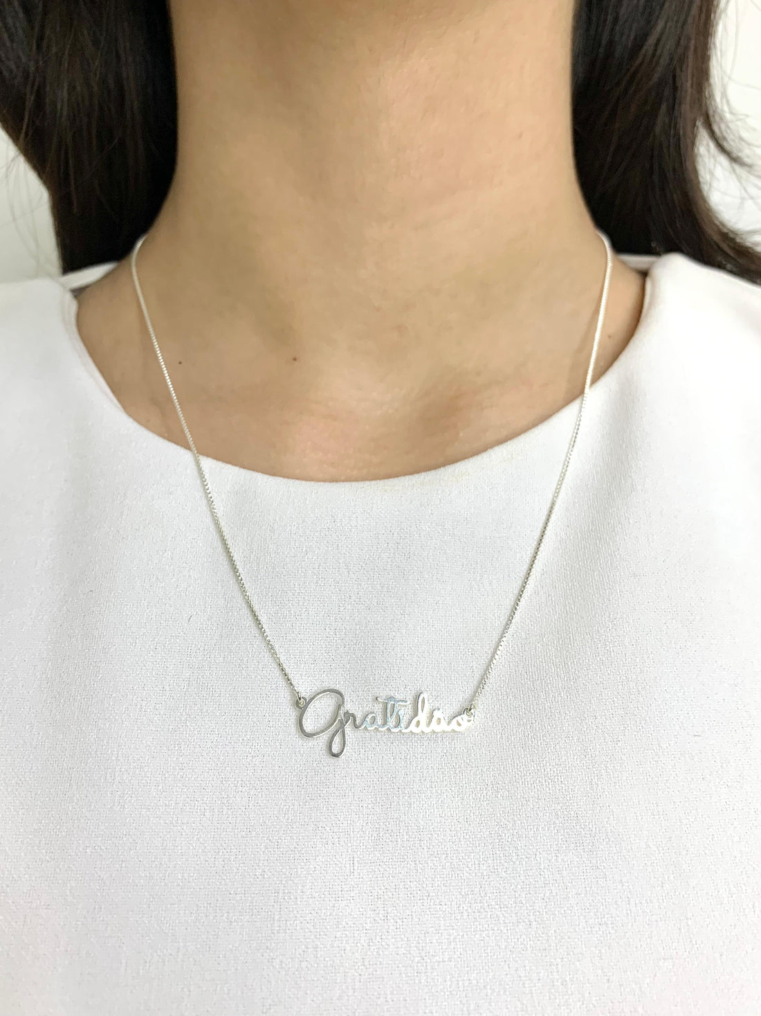 Gargantilha Gratidão 45 Cm