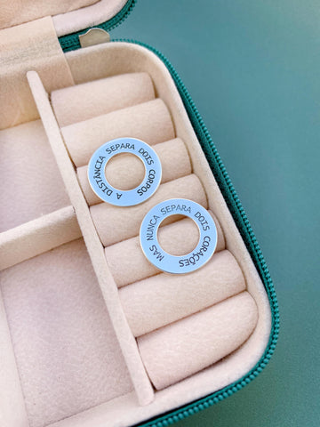 Pingente Conjunto Circulo a Distância