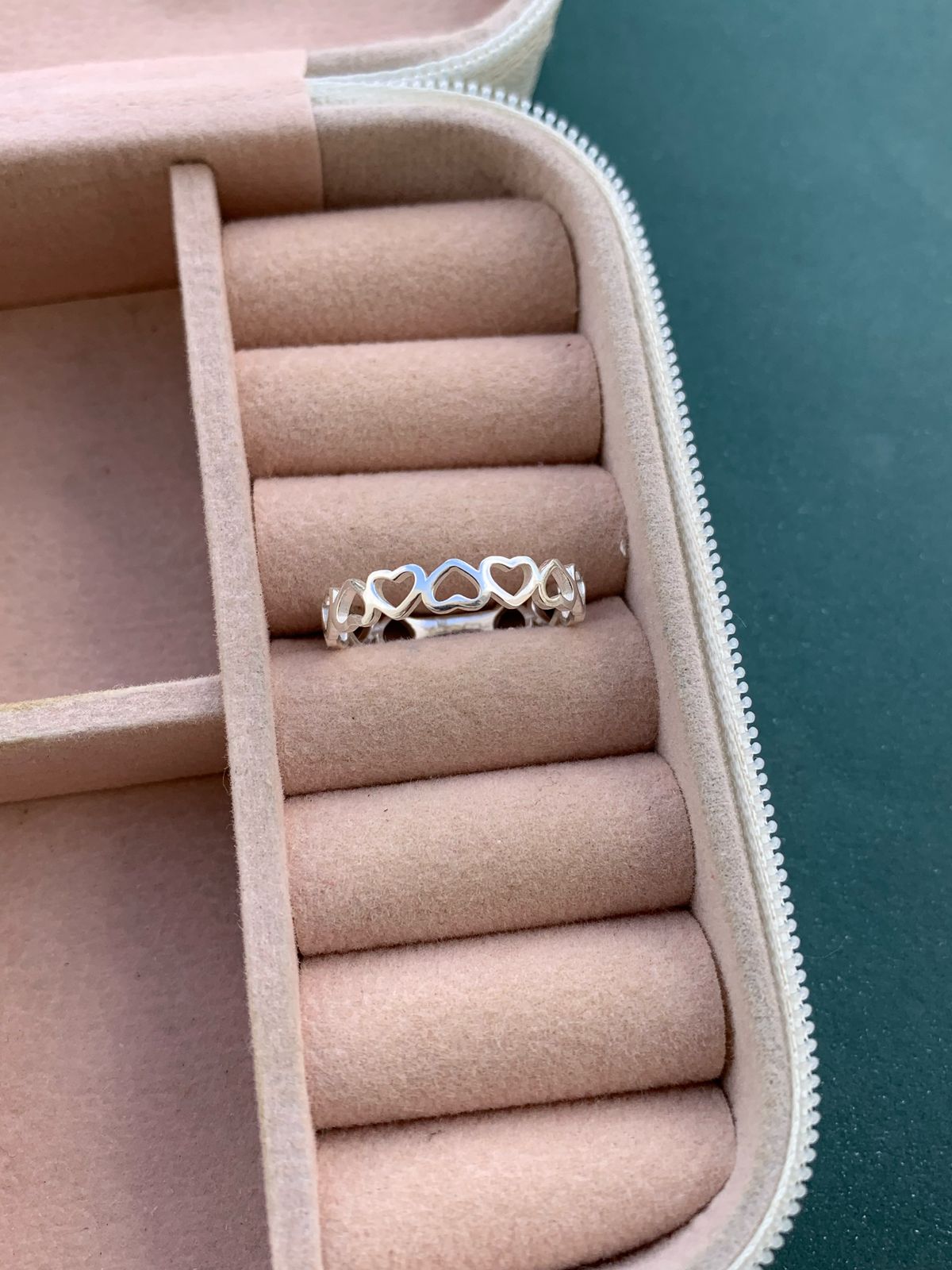 Anel Aliança Coração