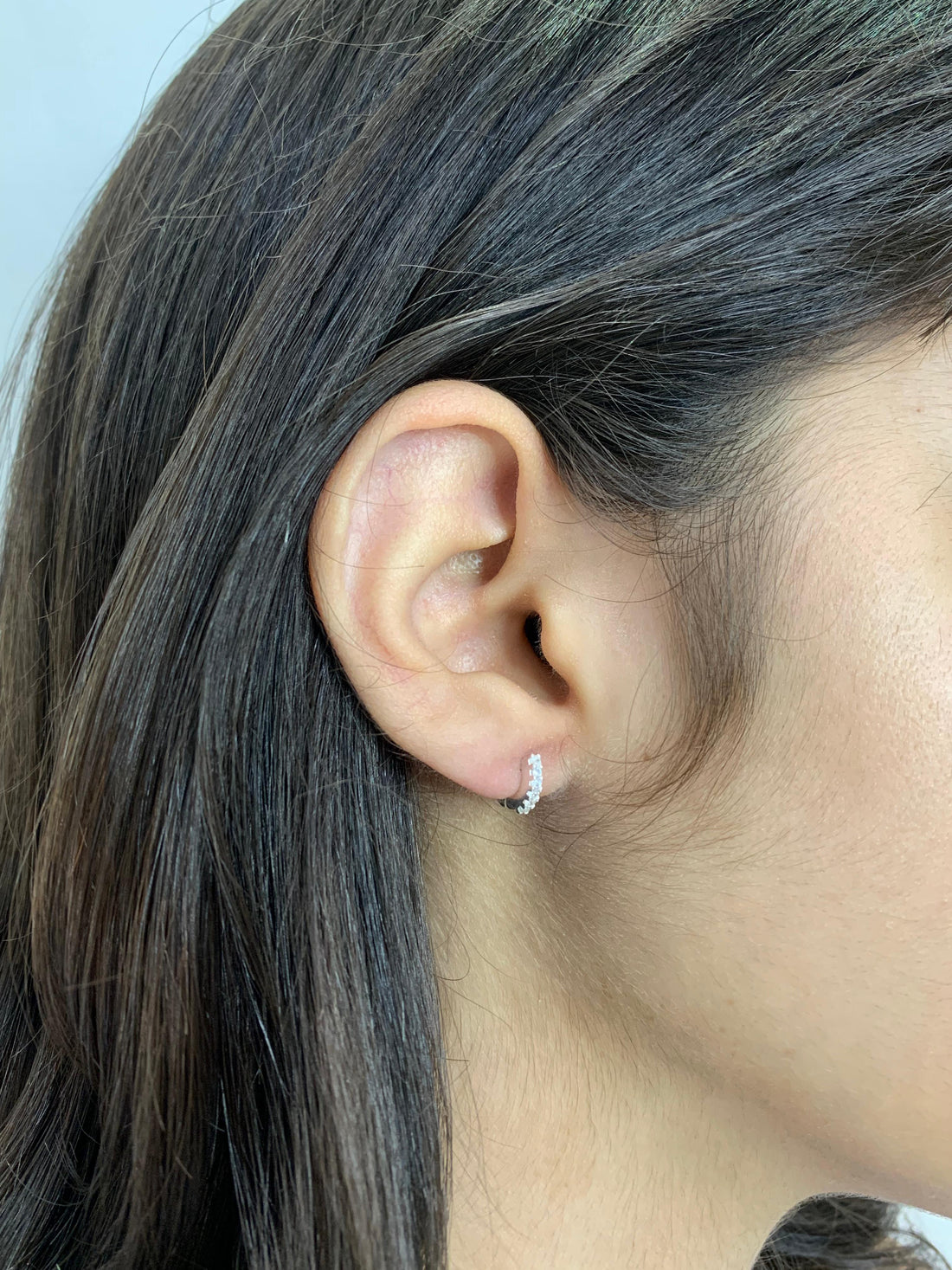 Mini Argola Cravejada