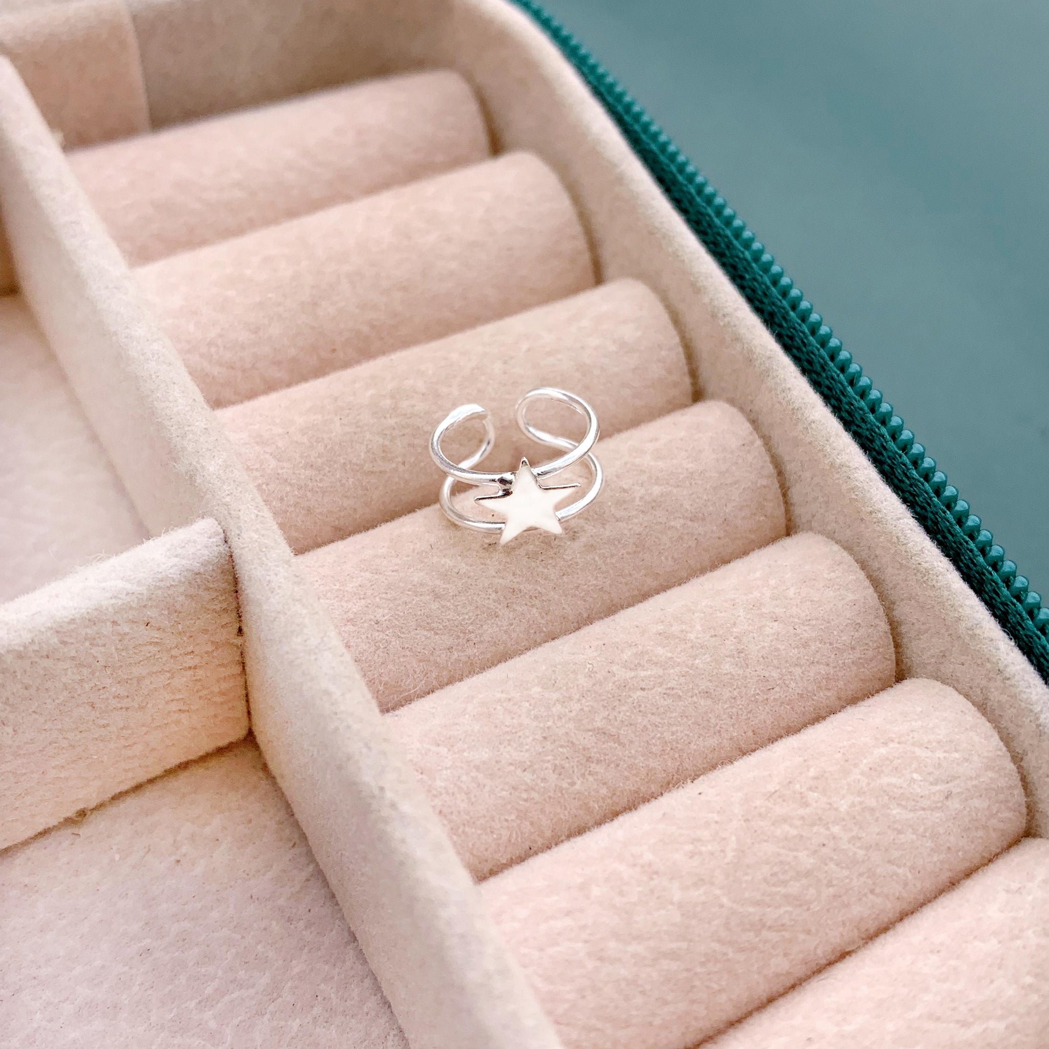 Piercing de Argola Dupla Estrela