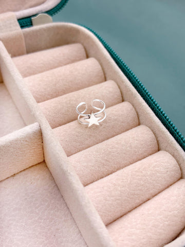 Piercing de Argola Dupla Estrela