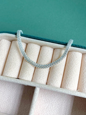 Pulseira Cobra Prata