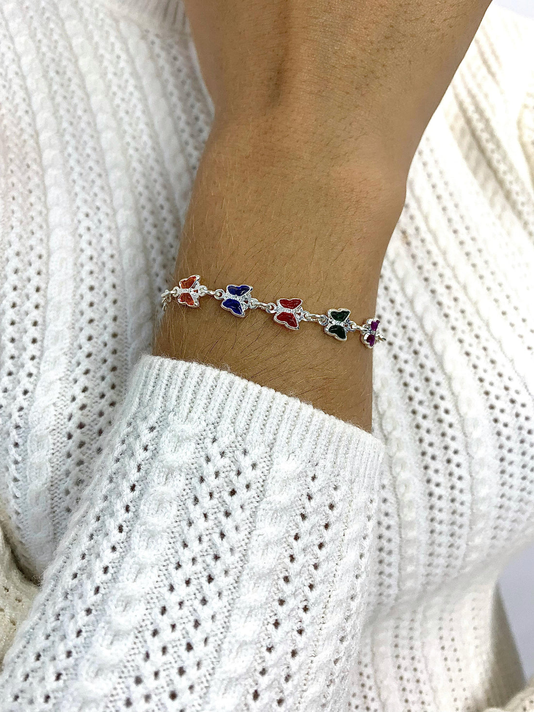 Pulseira Borboleta Colors 2.3g