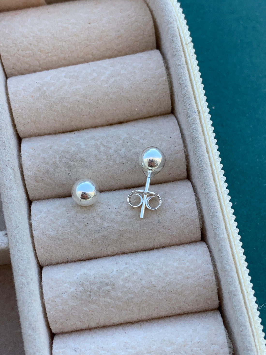 Brinco Bola Prata 5mm