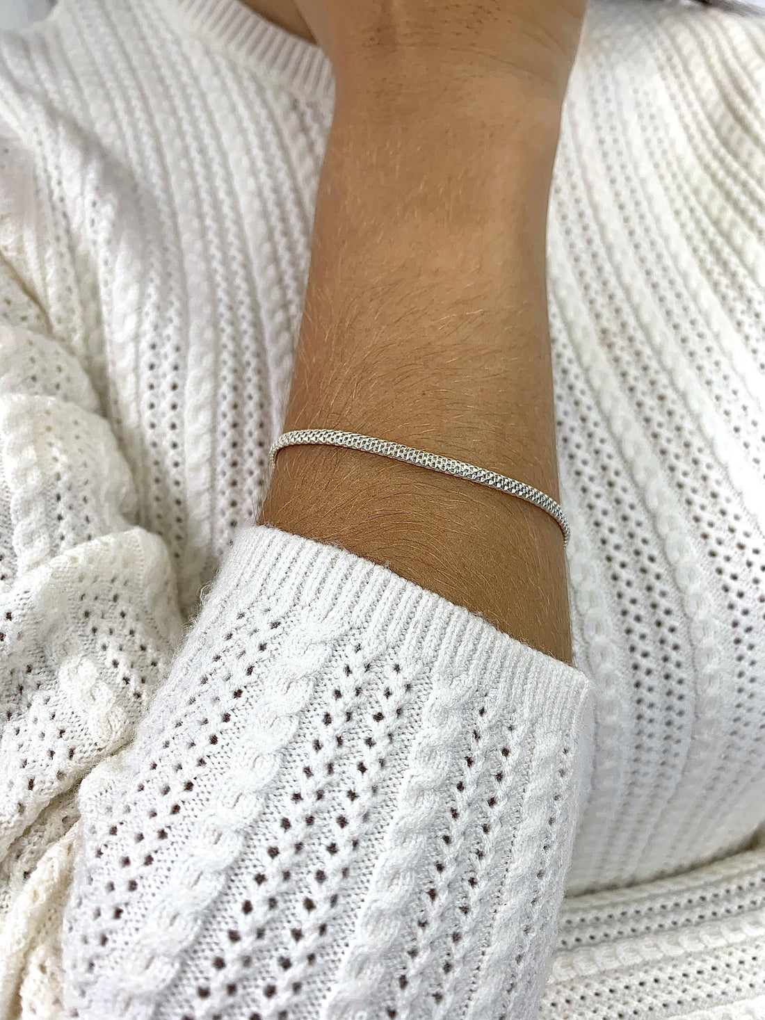 Pulseira Cobra Prata