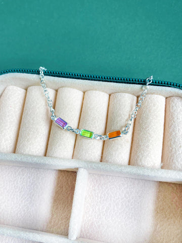 Pulseira Infantil Barrinha Colorida