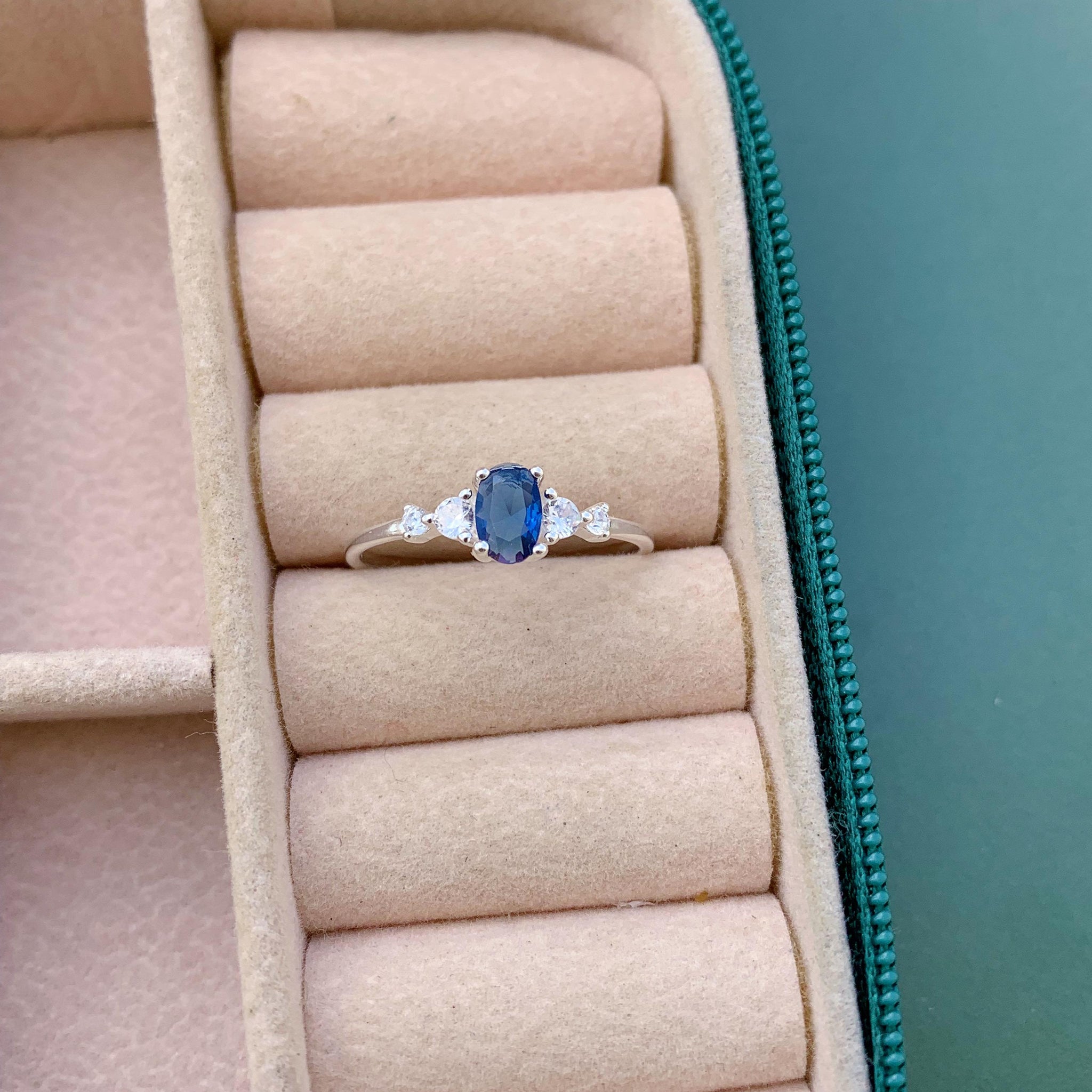 Anel de Formatura Azul