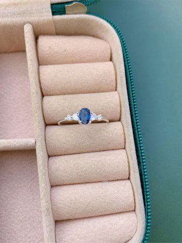 Anel de Formatura Azul