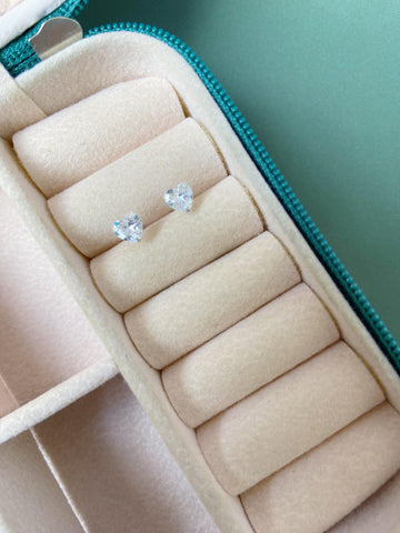 Brinco Coração Ponto de Luz 5mm