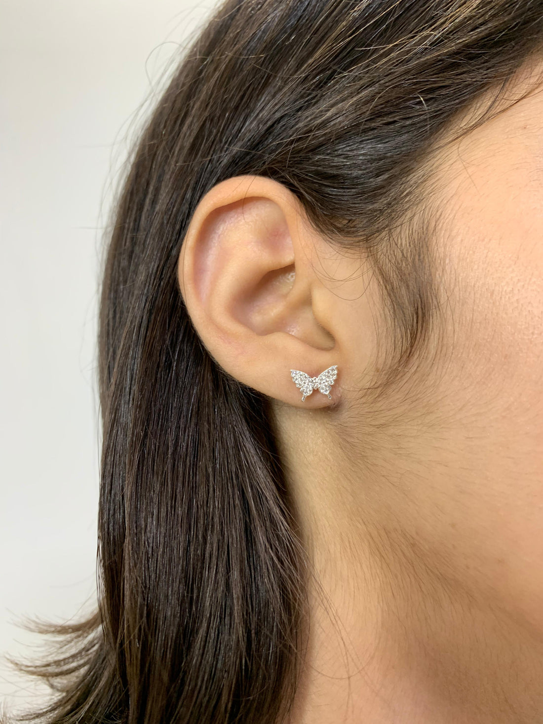 Brinco Borboleta Cravejada II