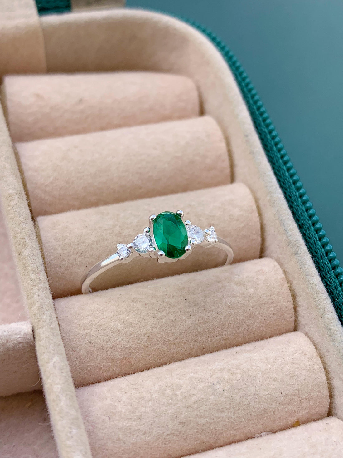 Anel de Formatura Verde