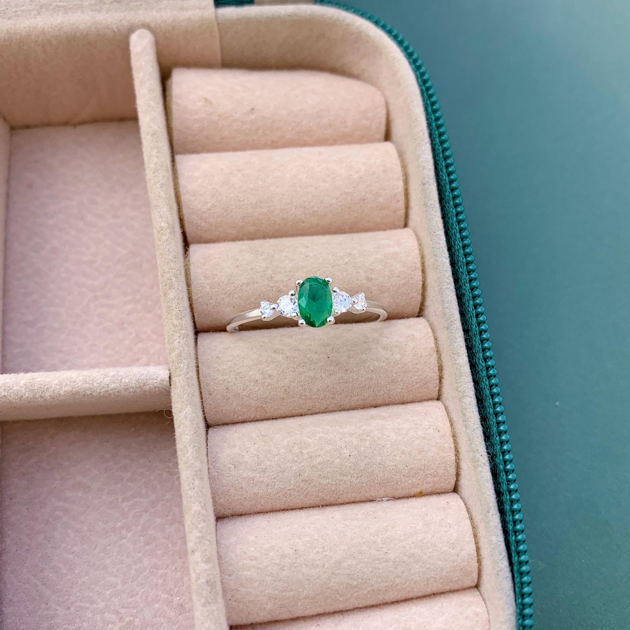 Anel de Formatura Verde