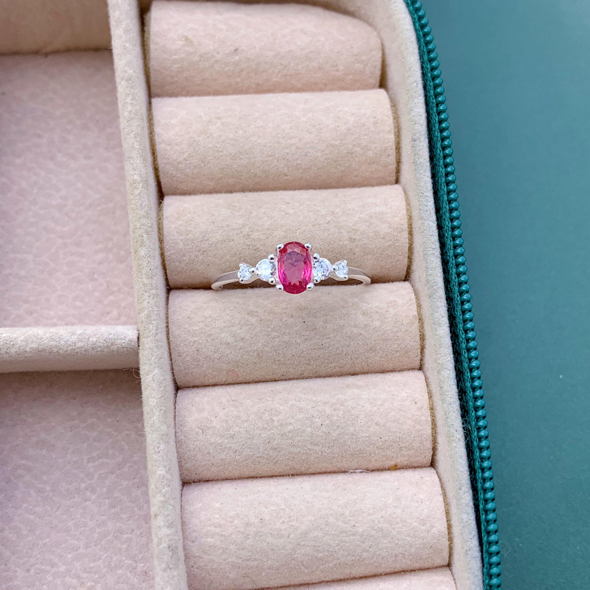 Anel de Formatura Rosa