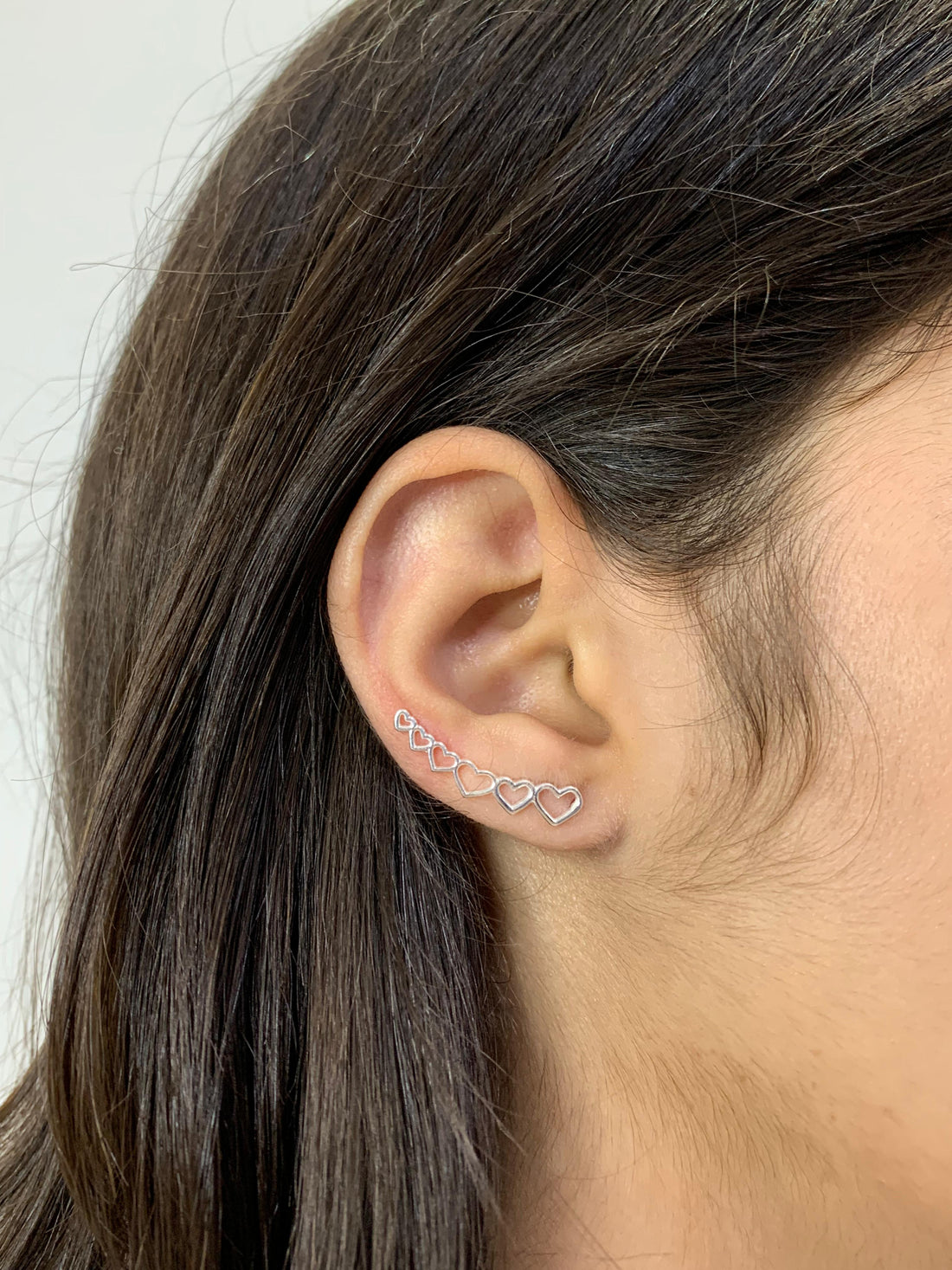 Earcuff Coração Vazado