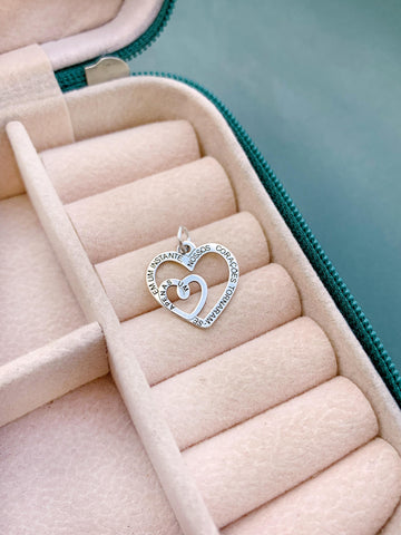 Pingente Coração "Em Um Instante"