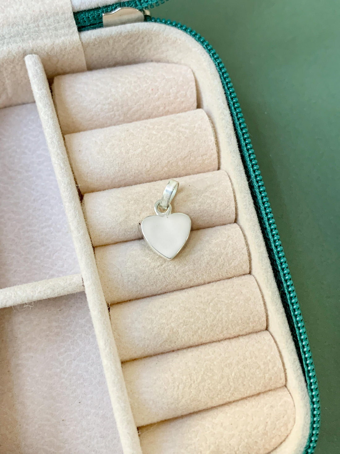 Pingente Coração em Opala M