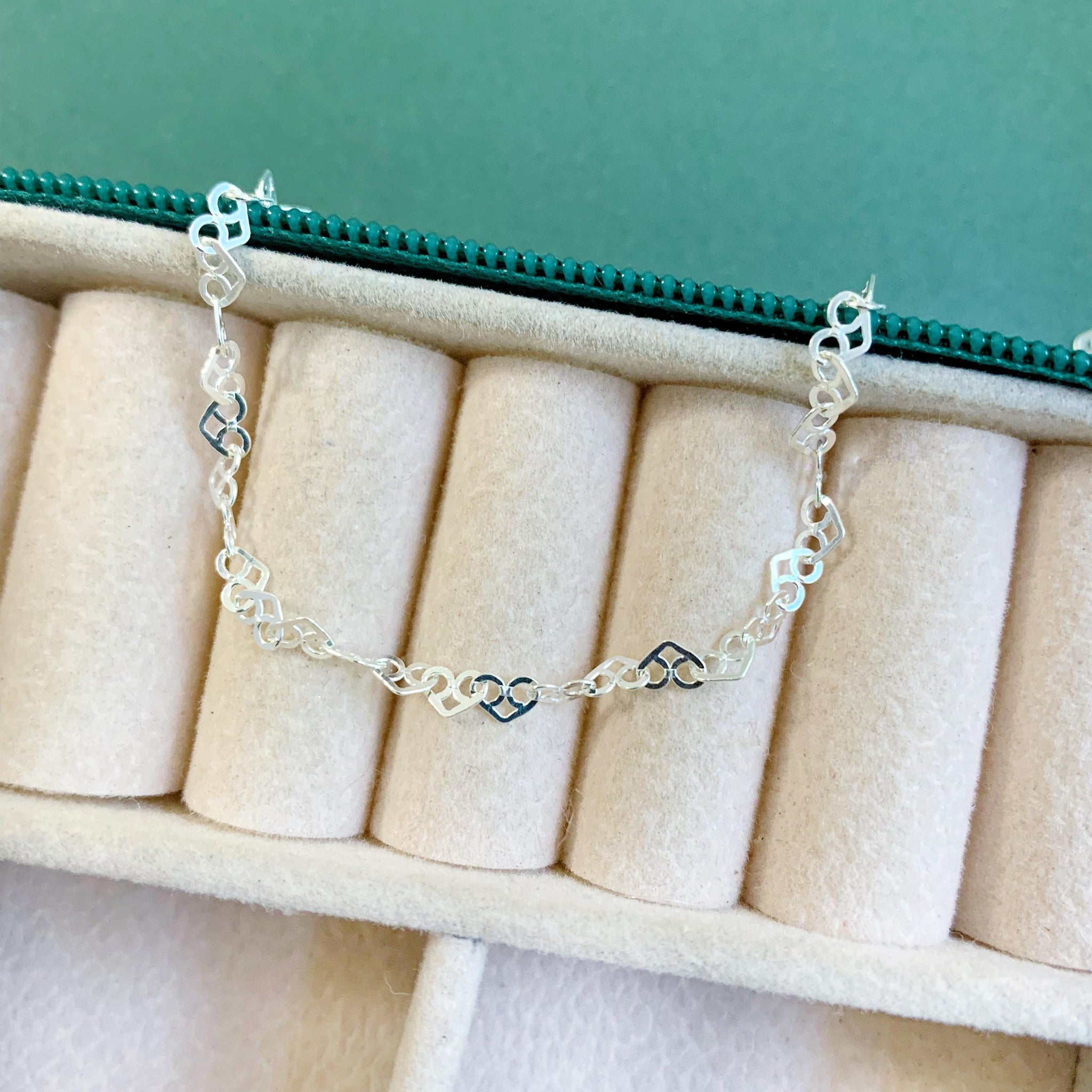 Corrente Coração Prata