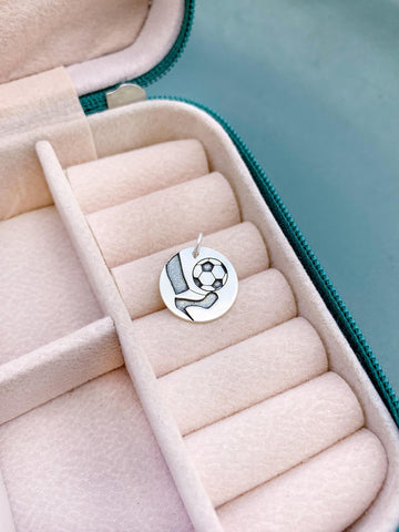 Pingente Medalha Salto e Bola