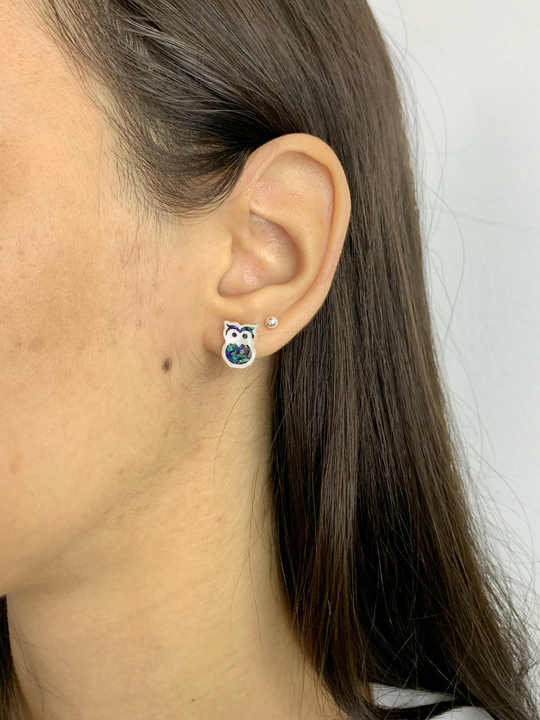 Brinco Coruja em Opala