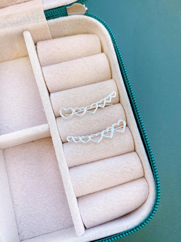 Earcuff Coração Vazado