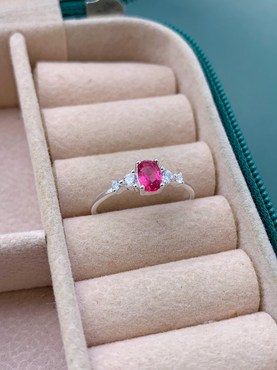 Anel de Formatura Rosa