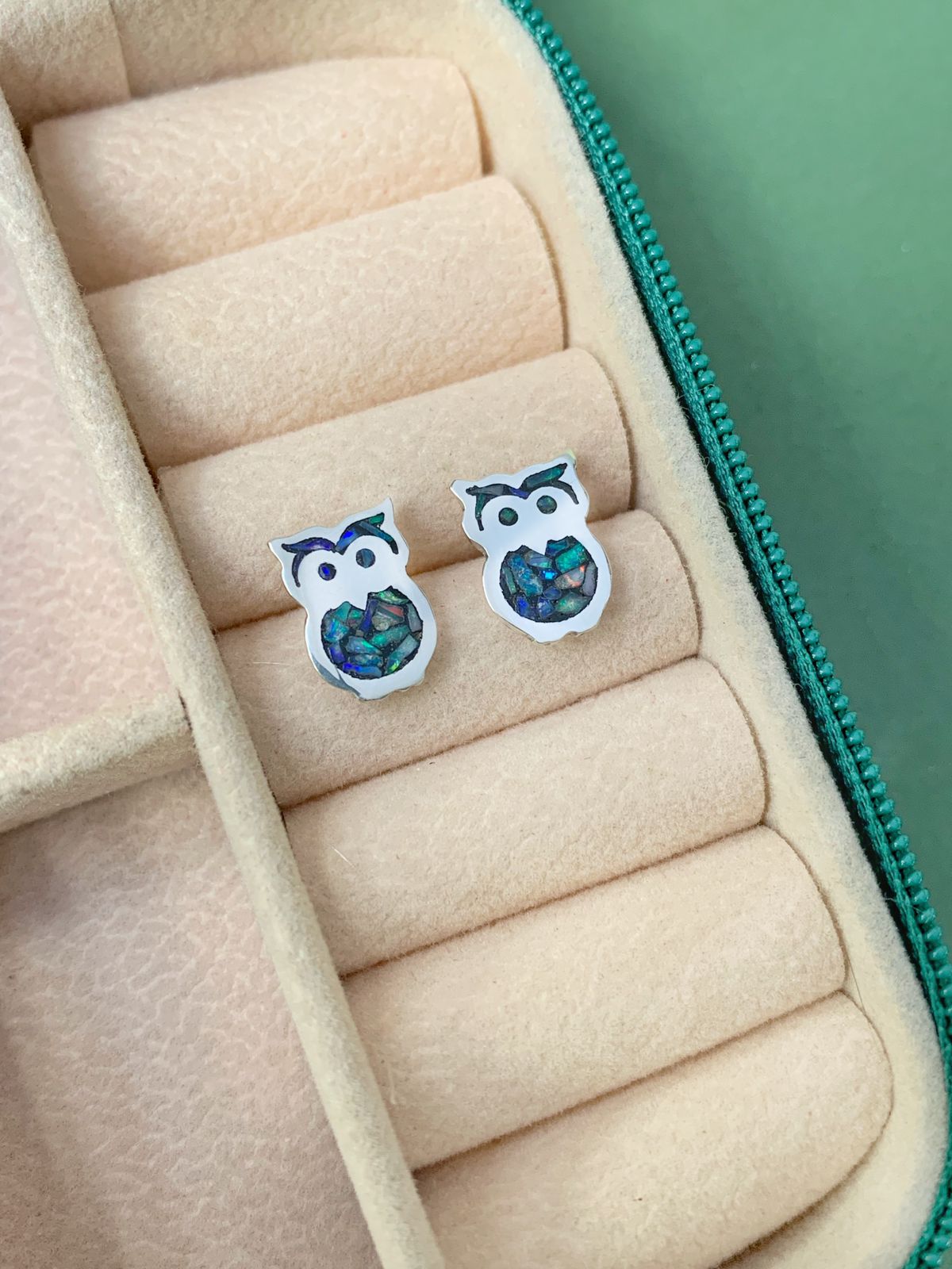 Brinco Coruja em Opala