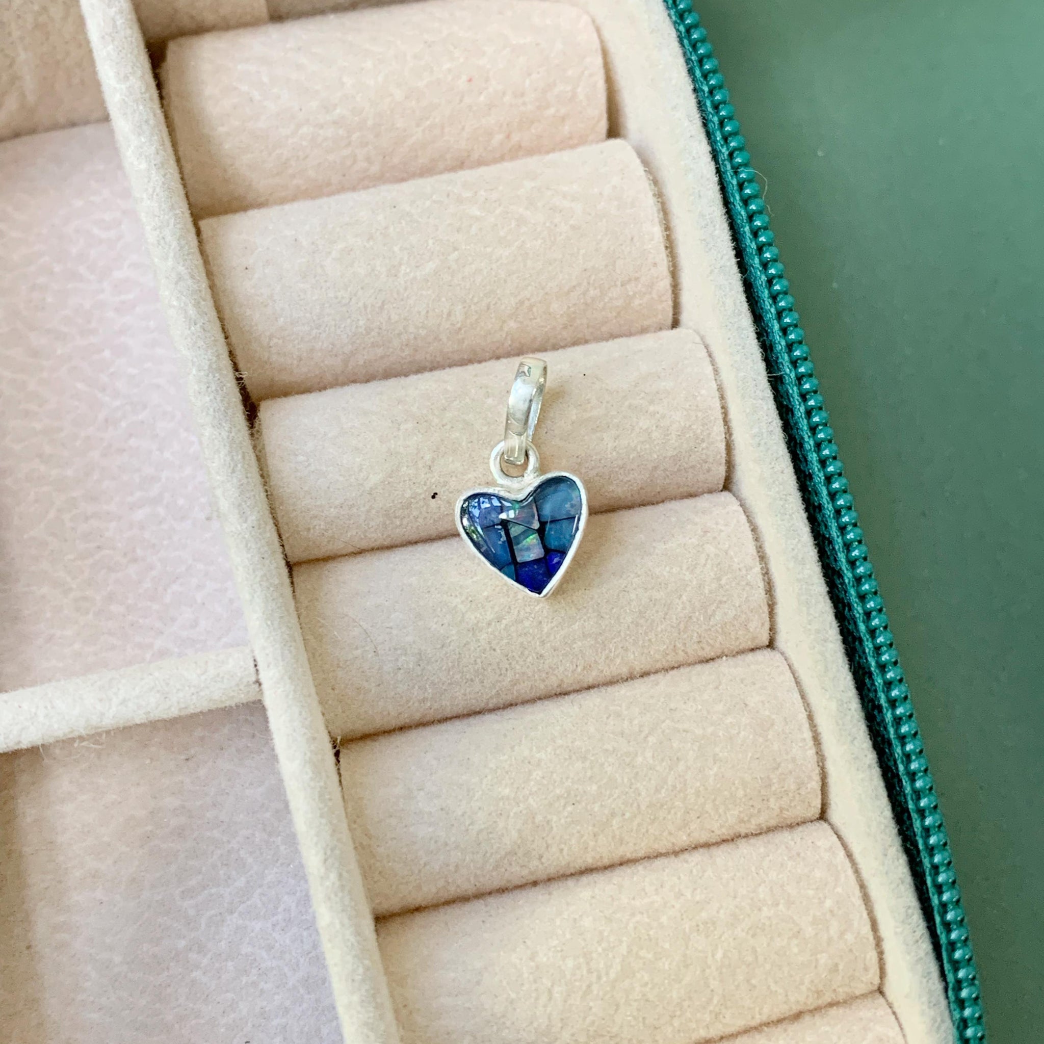 Pingente Coração em Opala P