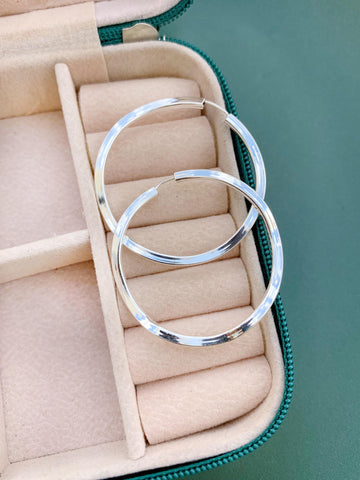 Argola Redonda Ondulada G