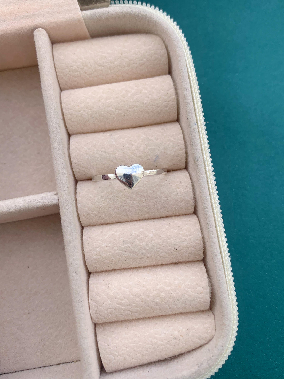 Argola Coração Prata Reforçado