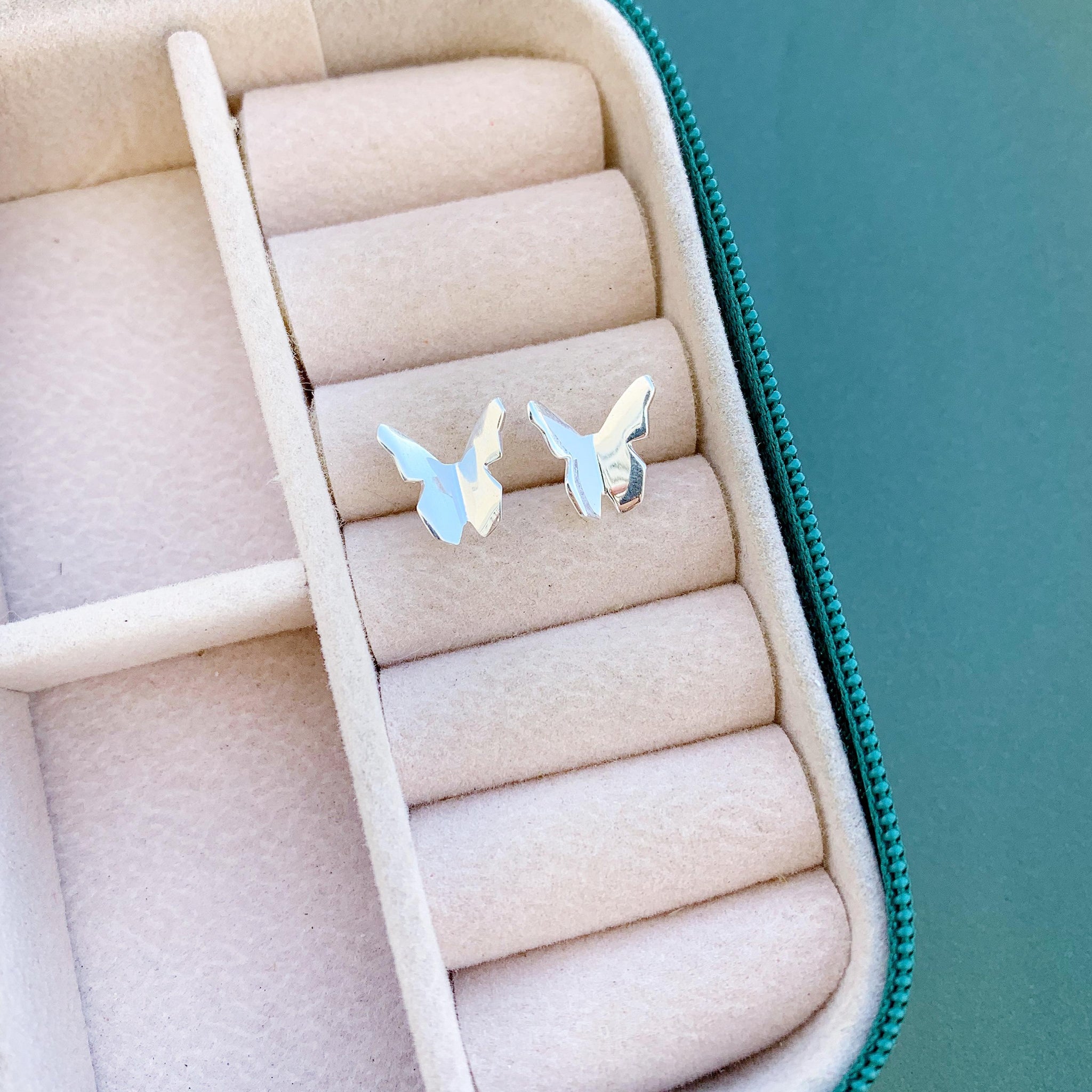 Brinco Borboleta Origami