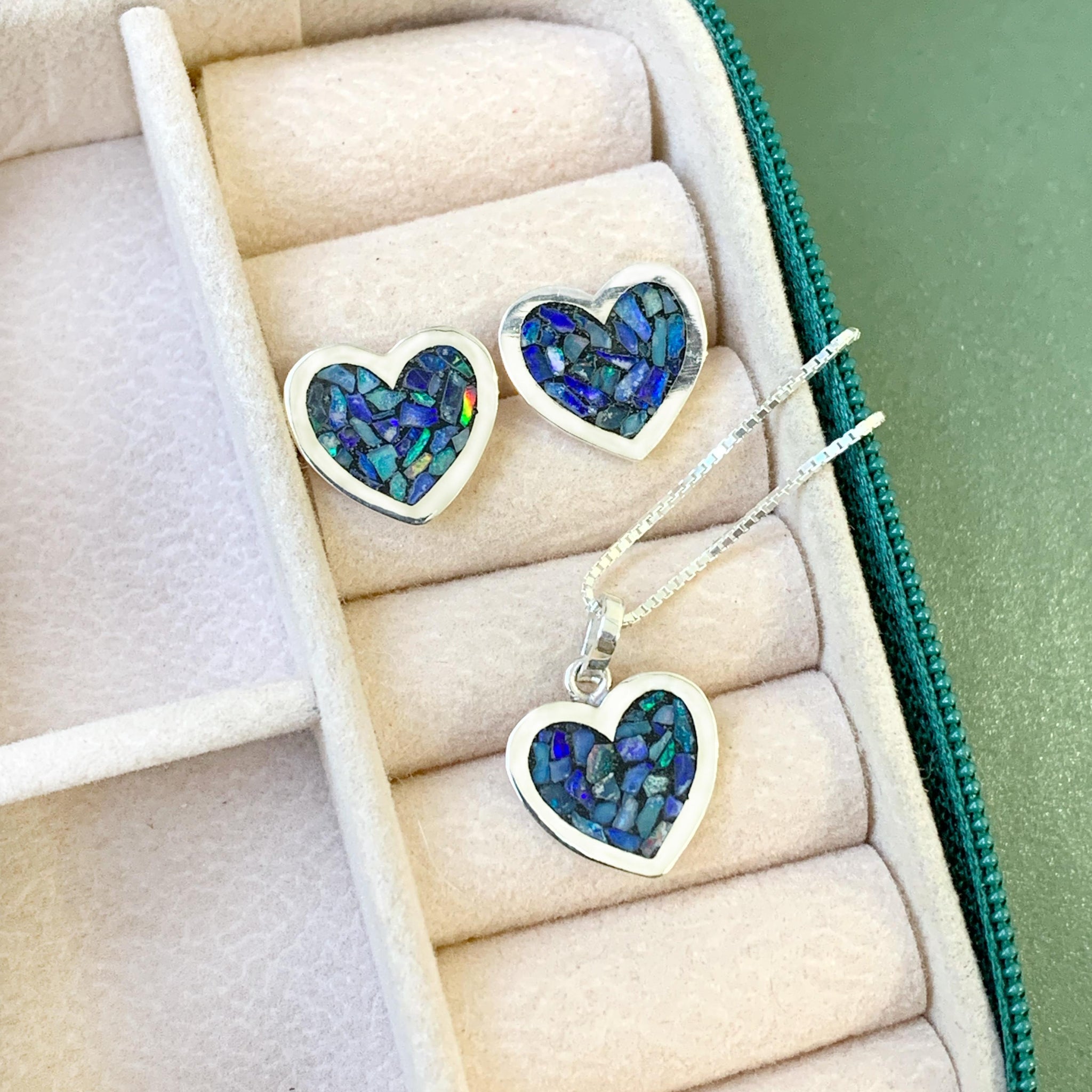 Conjunto Coração Chapado Opala GG