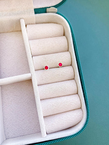 Brinco Zircônia Embutido Baby