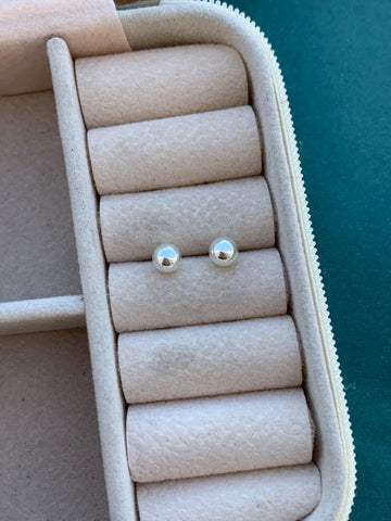 Brinco Bola Prata 5mm