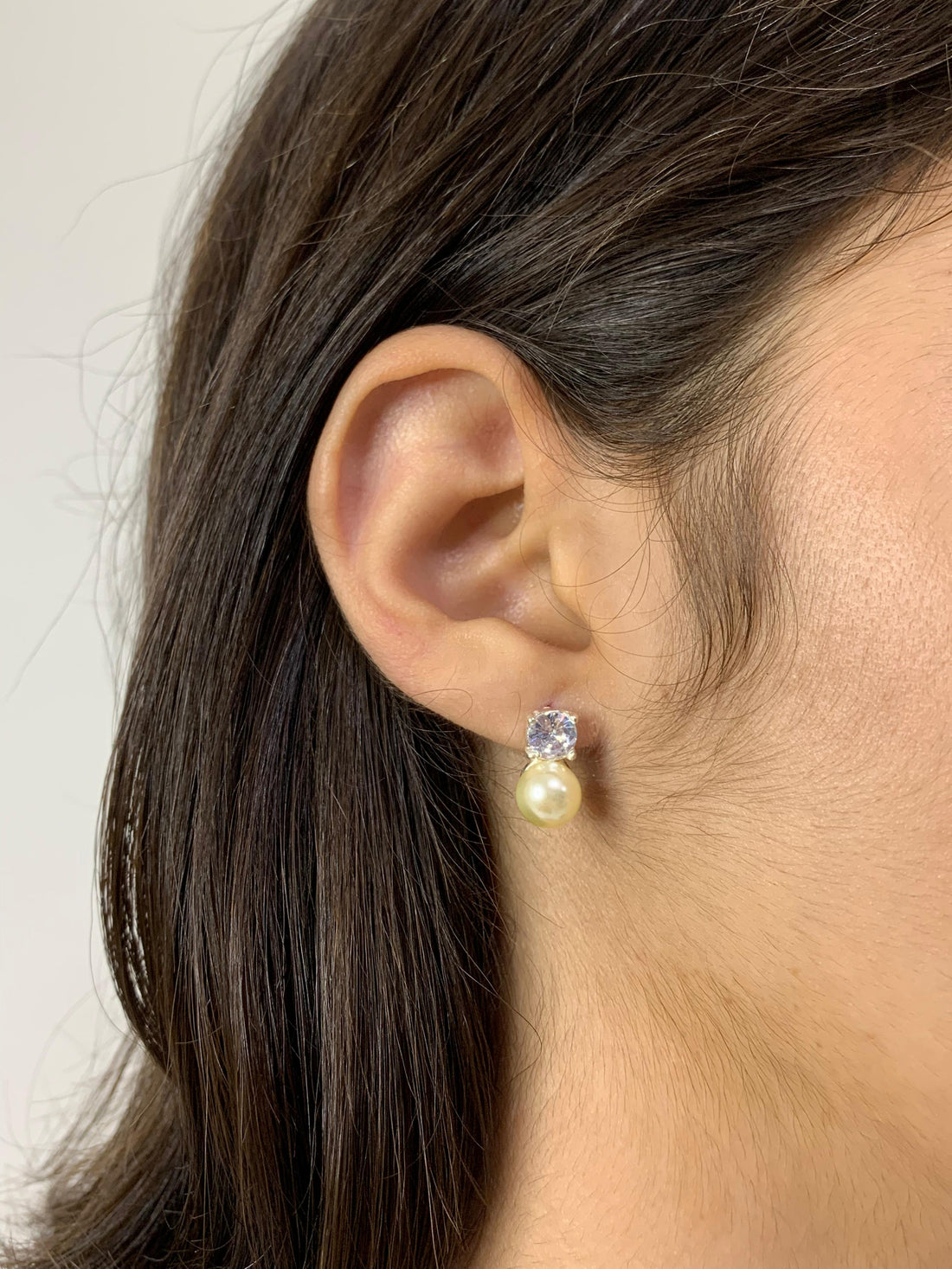 Brinco Pedra e Pérola